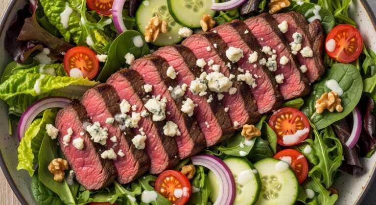 Keto Steak Blue Cheese Salad: A Flavorful, Low-Carb Delight