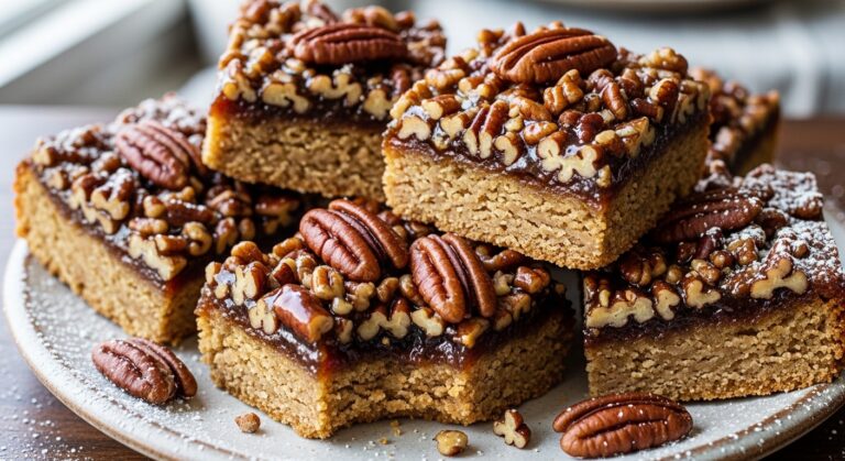 Keto Maple Pecan Bars: A Decadent Low-Carb Treat That Satisfies Sweet Cravings Without the Guilt