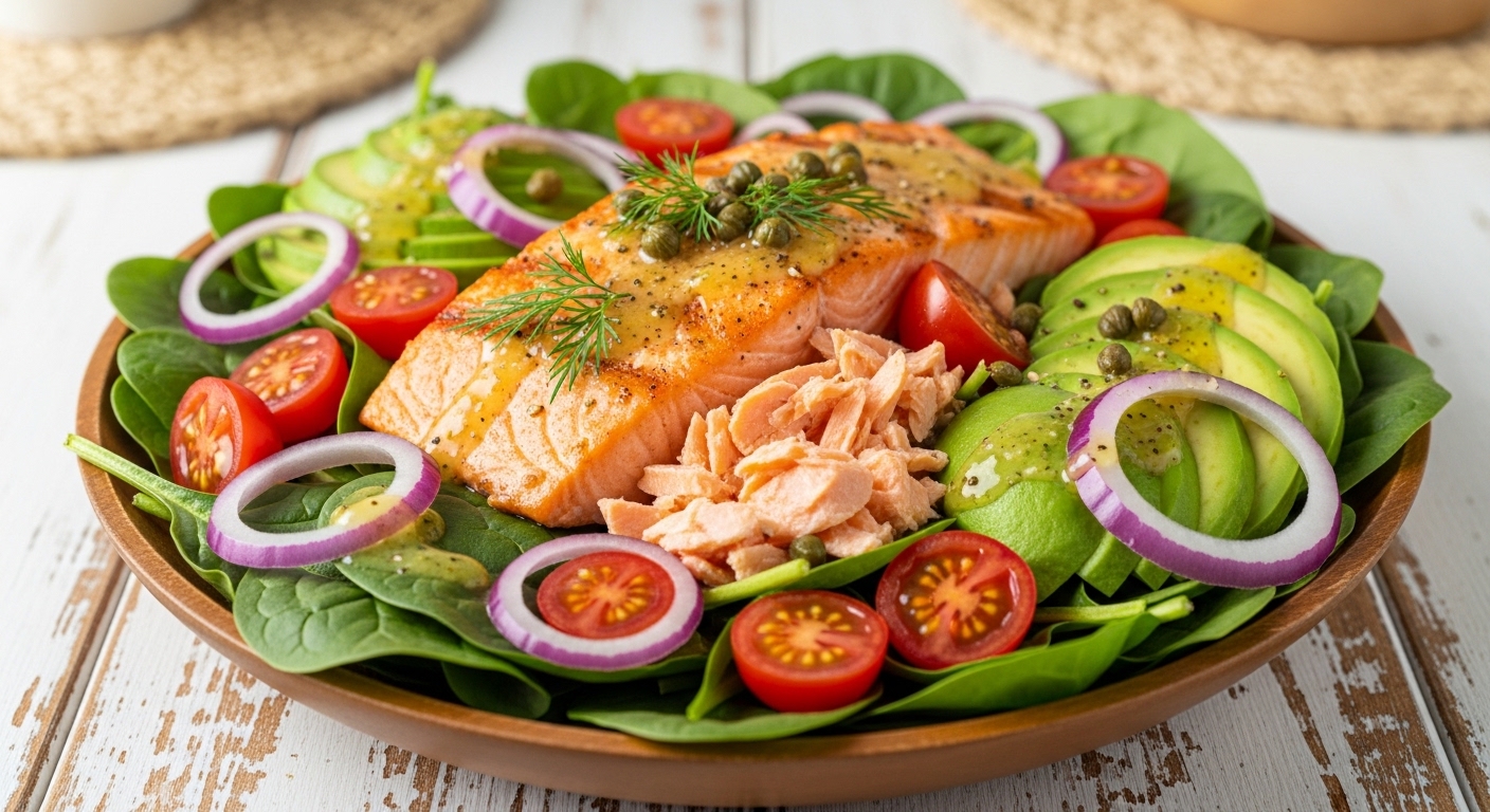Keto Salmon Spinach Salad: A Flavor-Packed, Low-Carb Powerhouse