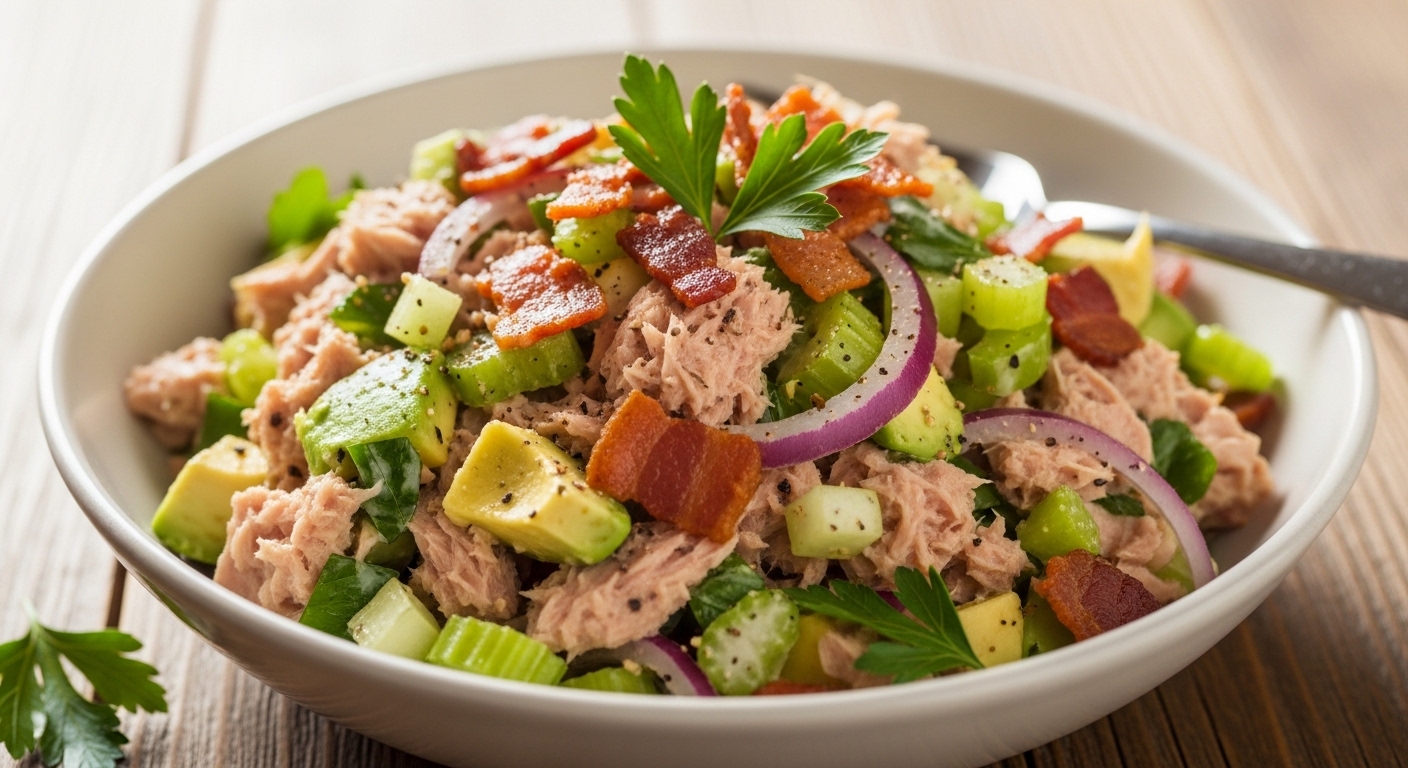 The Perfect Keto Tuna Bacon Salad: A Flavorful, Low-Carb Delight