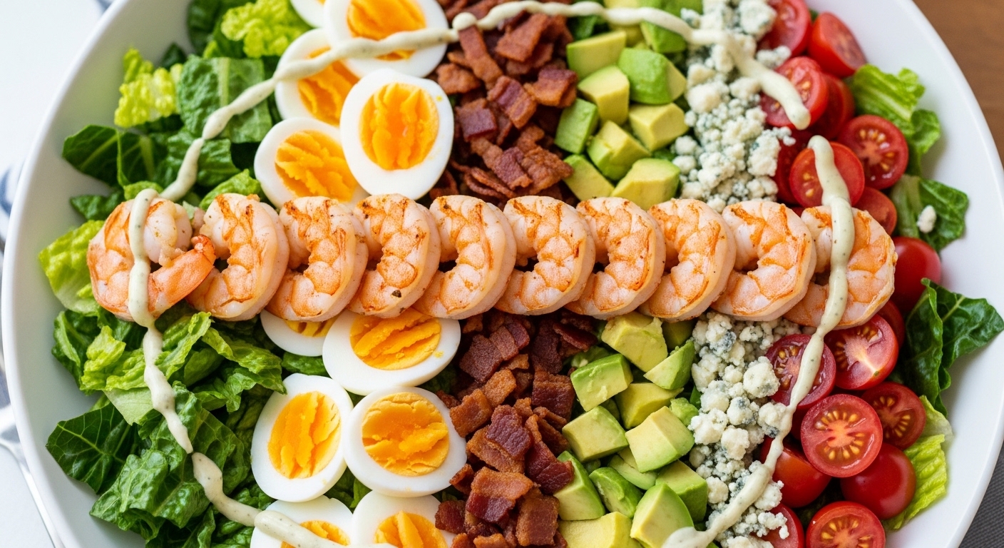 Keto Shrimp Cobb Salad: A Protein-Packed, Low-Carb Delight