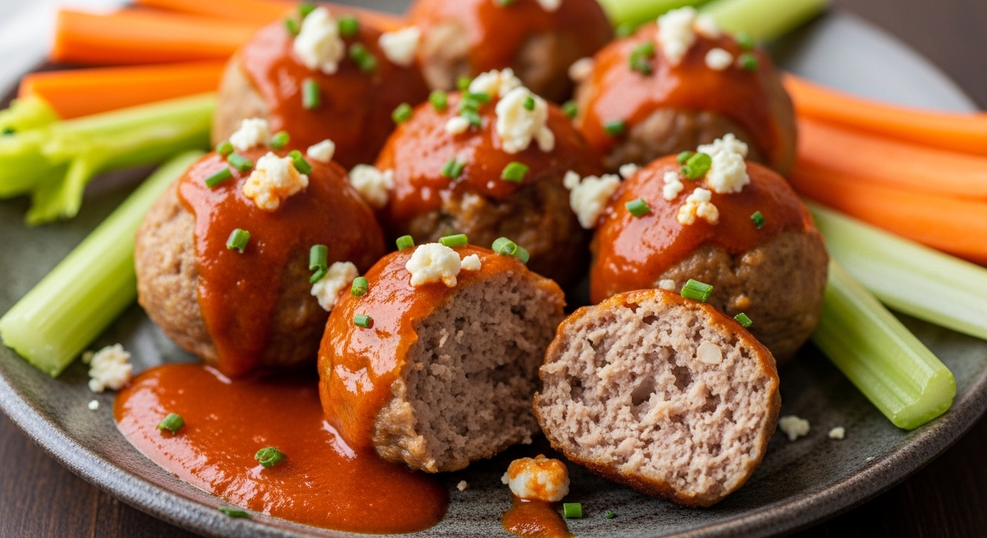 Keto Buffalo Turkey Meatballs: A Flavor-Packed Low-Carb Delight