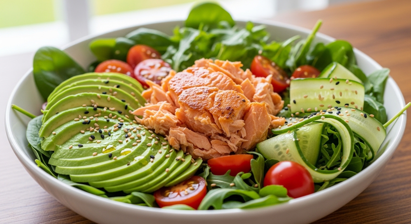 Keto Salmon Avocado Bowl: A Delicious and Nutritious Low-Carb Meal