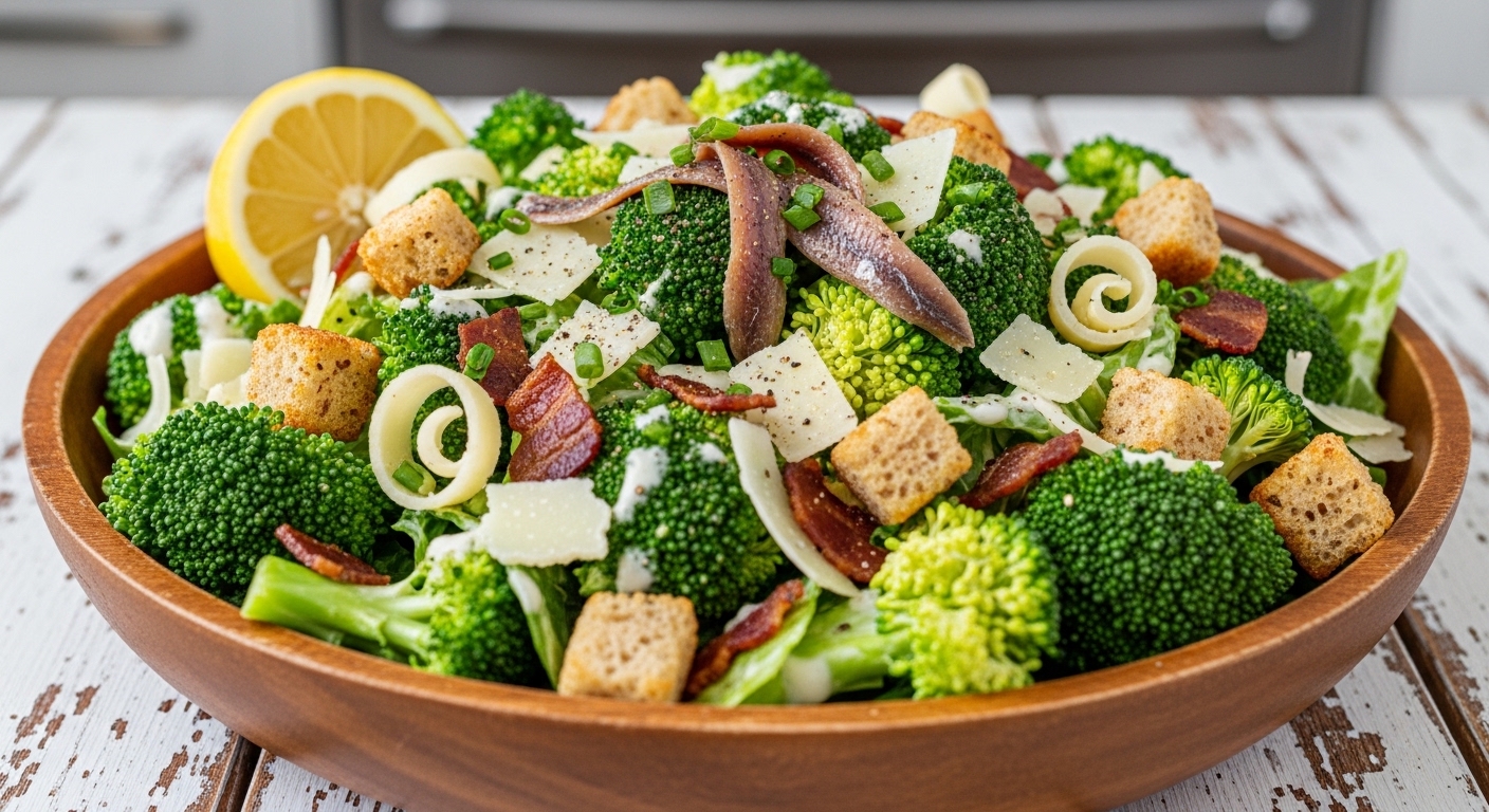 Keto Caesar Broccoli Salad: A Low-Carb Twist on a Classic Favorite