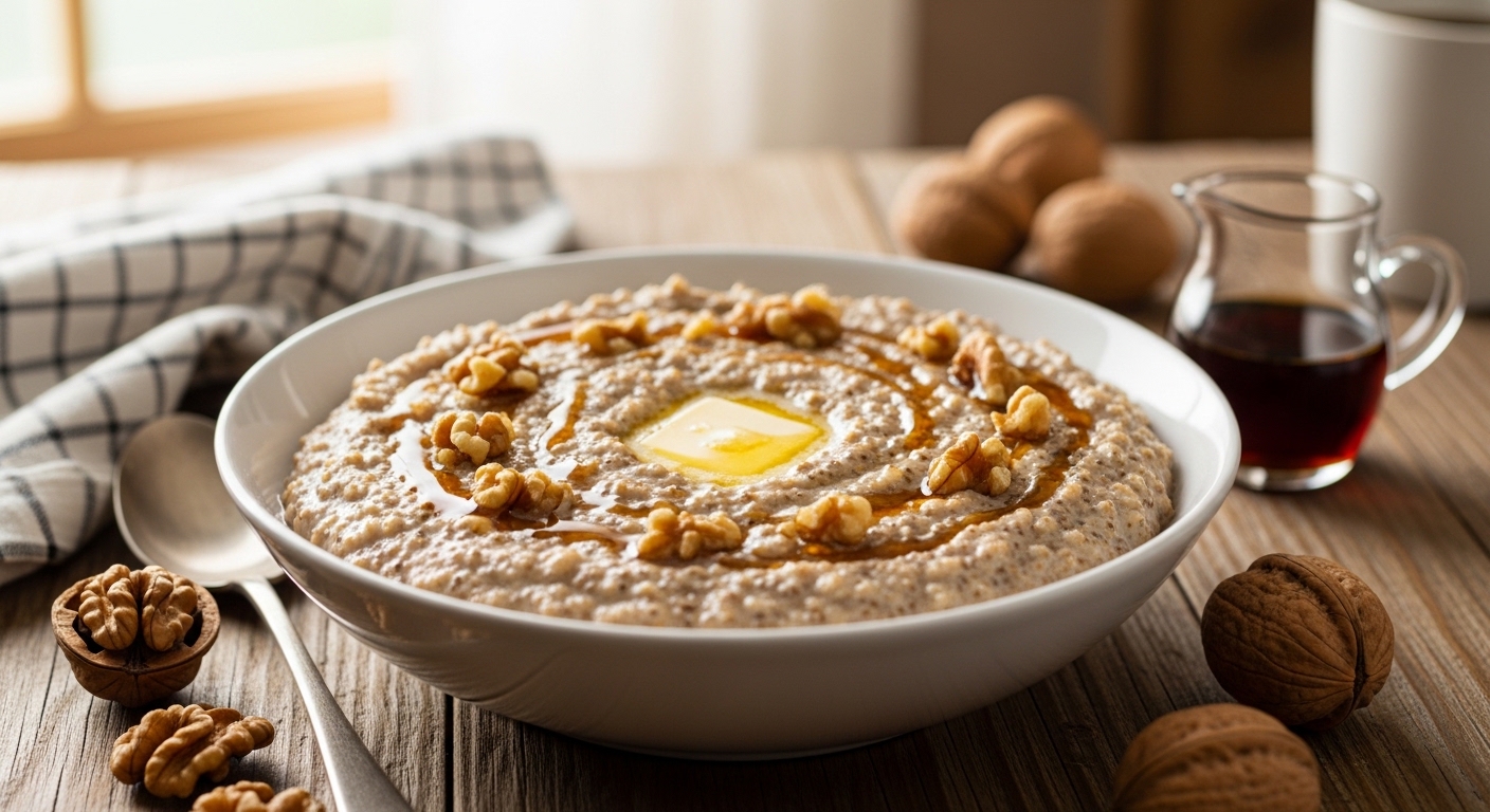 Keto Maple Walnut Porridge: A Hearty, Low-Carb Breakfast That Feels Like Comfort Food
