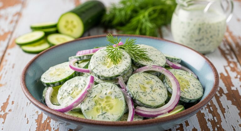 Keto Dill Cucumber Salad: A Refreshing Low-Carb Side Dish