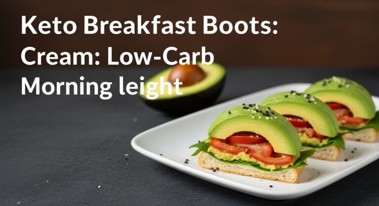 Keto Avocado Breakfast Boats: A Creamy, Low-Carb Morning Delight