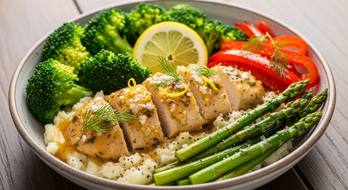 Keto Lemon Chicken Bowl: A Flavorful, Low-Carb Delight