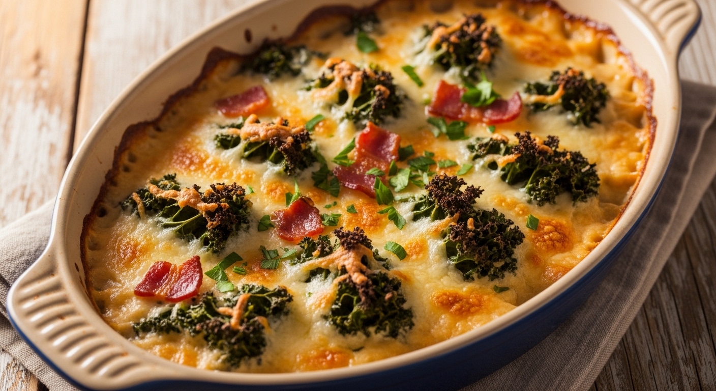 Keto Creamy Kale Bake: A Comforting Low-Carb Delight