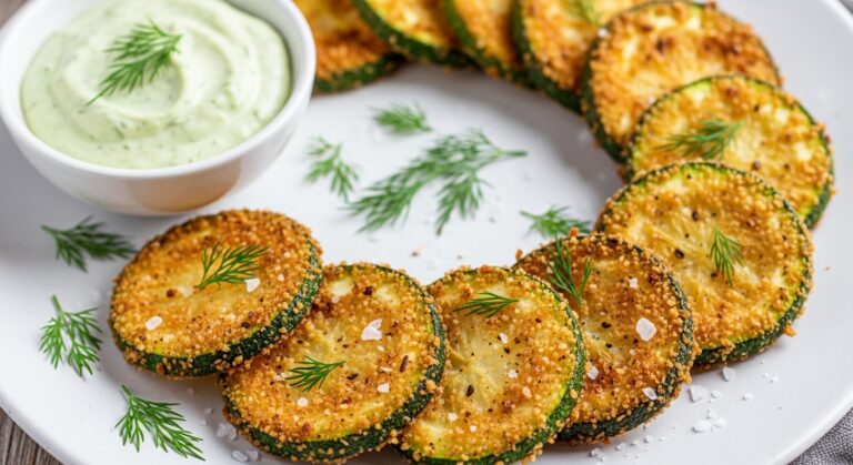 Keto Crispy Zucchini Rounds: The Perfect Low-Carb Snack You’ll Crave