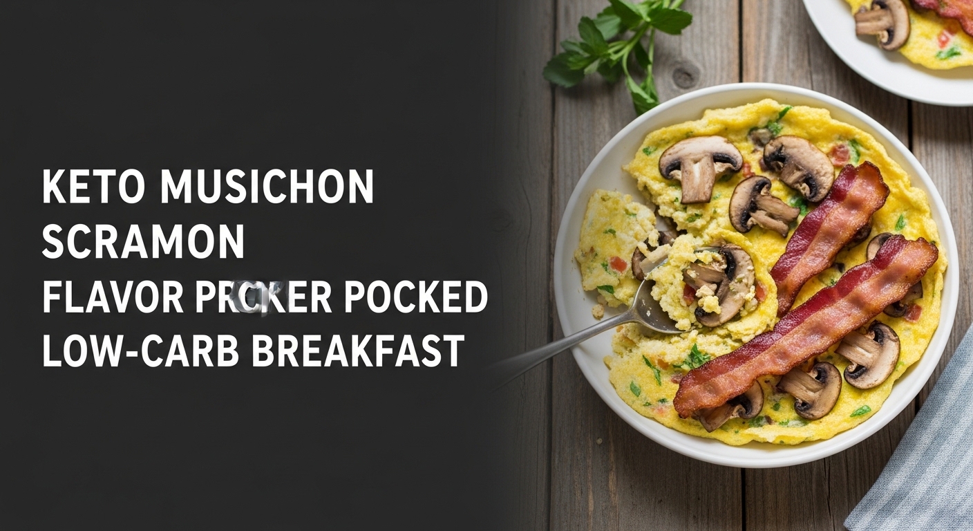 Keto Mushroom Bacon Scramble: A Flavor-Packed Low-Carb Breakfast