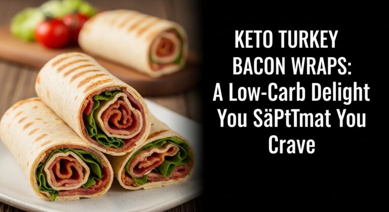 Keto Turkey Bacon Wraps: A Low-Carb Delight You’ll Crave