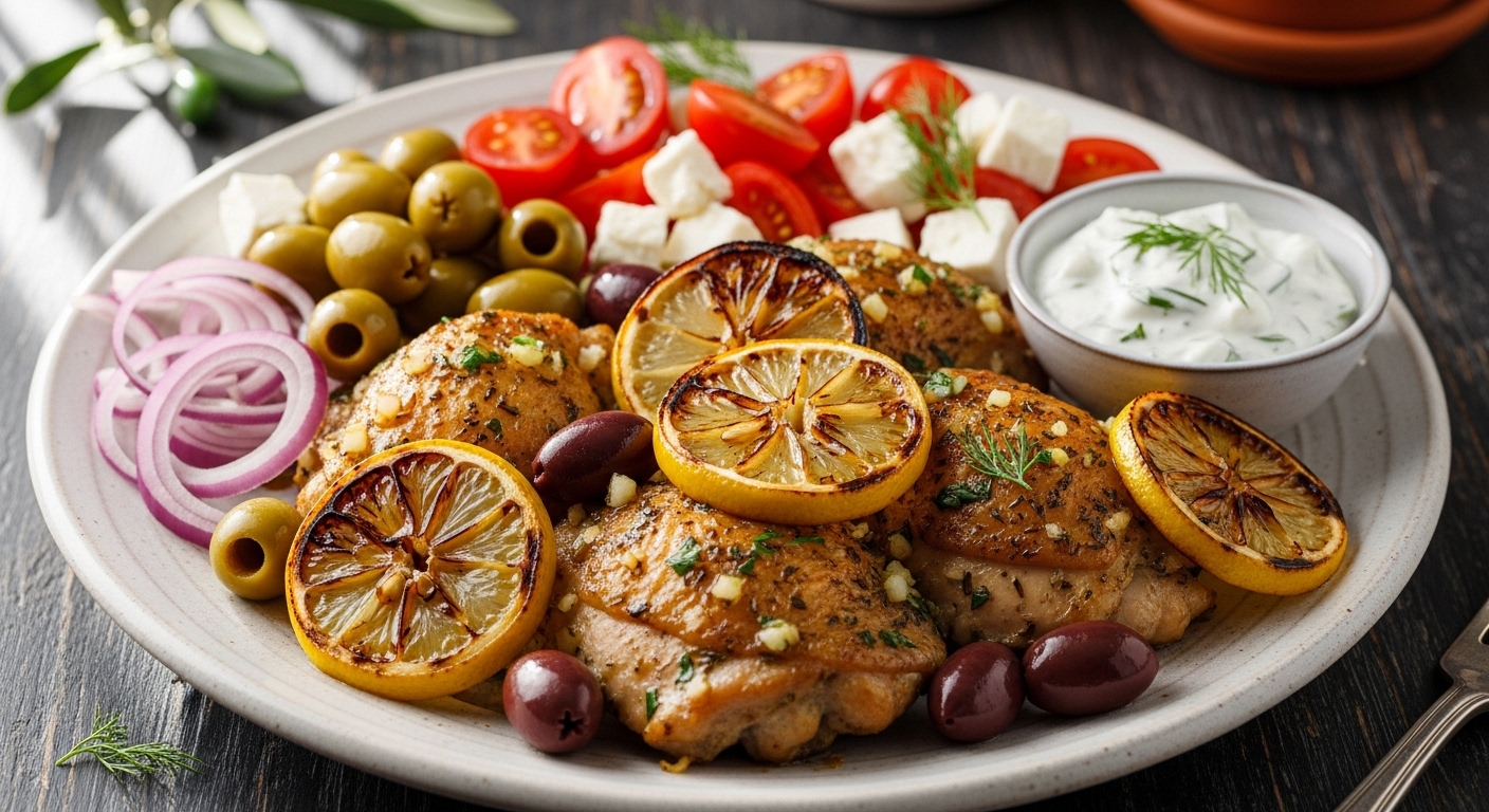 Keto Greek Lemon Chicken – A Flavorful, Low-Carb Mediterranean Delight