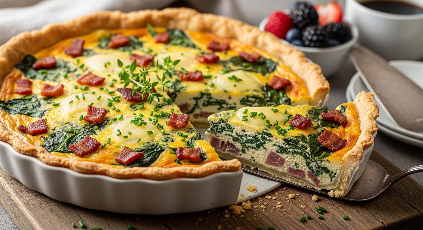 Keto Spinach Bacon Quiche: A Flavorful, Low-Carb Breakfast Revolution
