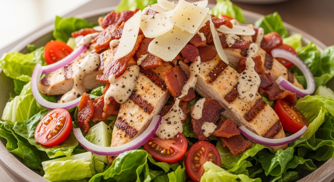 Keto Bacon Chicken Caesar Bowl: A Low-Carb Powerhouse That Satisfies Every Craving