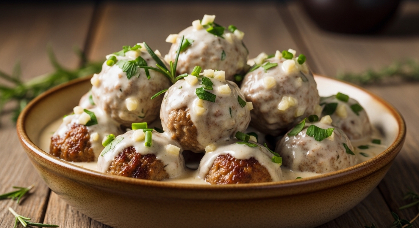 Keto Creamy Garlic Meatballs: The Ultimate Low-Carb Comfort Food
