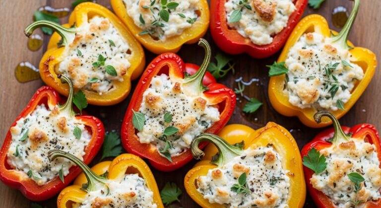 Keto Goat Cheese Stuffed Peppers: A Flavorful, Low-Carb Delight