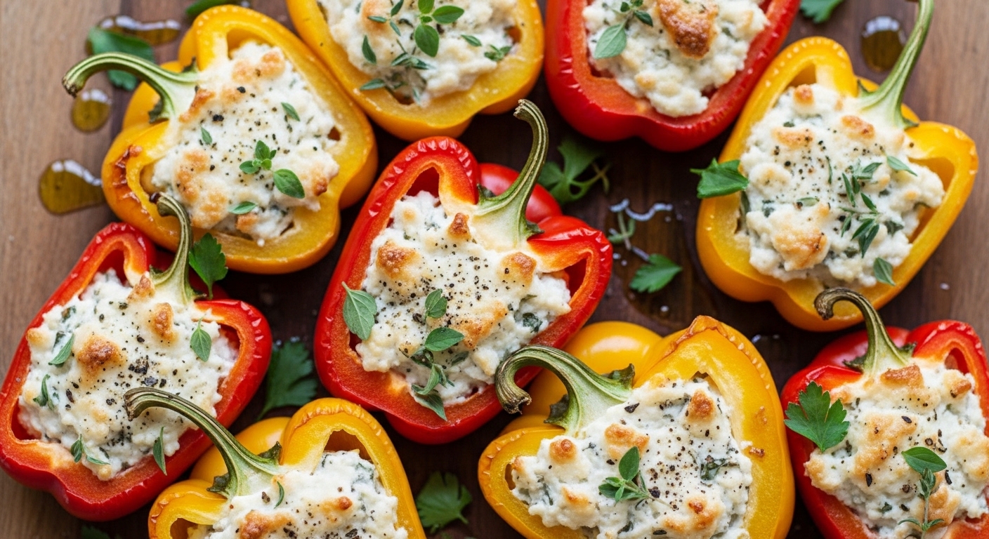 Keto Goat Cheese Stuffed Peppers: A Flavorful, Low-Carb Delight