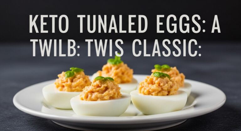 Keto Tuna Deviled Eggs: A Low-Carb Twist on a Classic