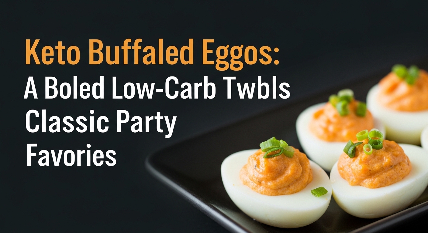 Keto Buffalo Deviled Eggs: A Bold, Low-Carb Twist on a Classic Party Favorite