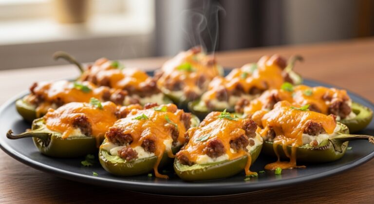 Keto Sausage Stuffed Jalapenos: A Bold, Low-Carb Kickstart to Your Day