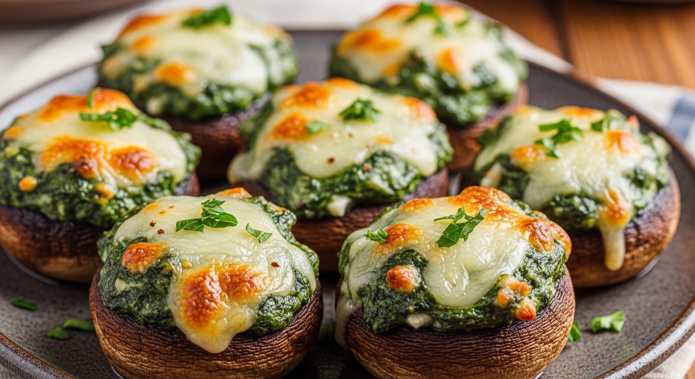 Keto Spinach Cheese Stuffed Mushrooms: A Low-Carb Delight That Satisfies Every Craving