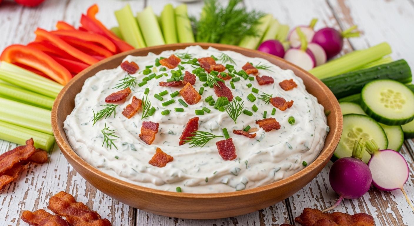 Keto Bacon Ranch Dip: The Ultimate Low-Carb Party Snack