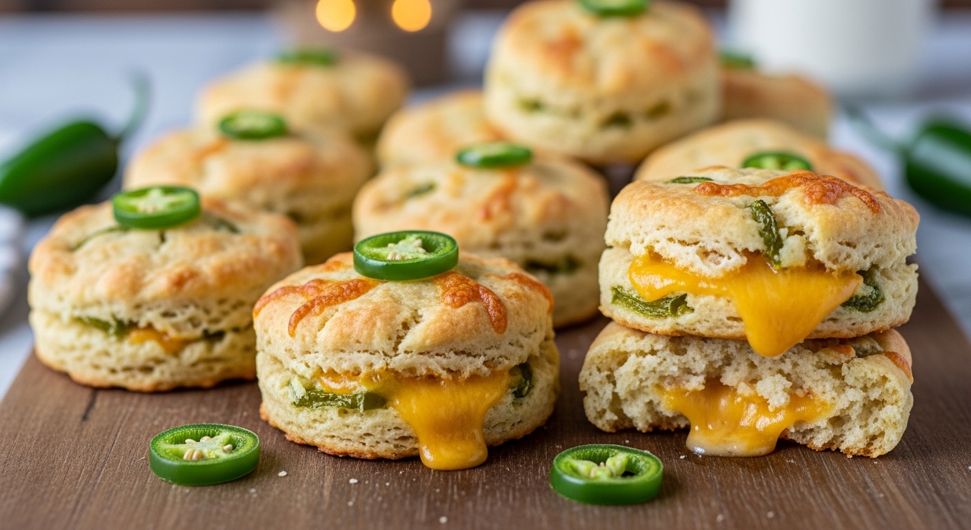 Keto Cheddar Jalapeno Biscuits: A Flavor-Packed Low-Carb Snack