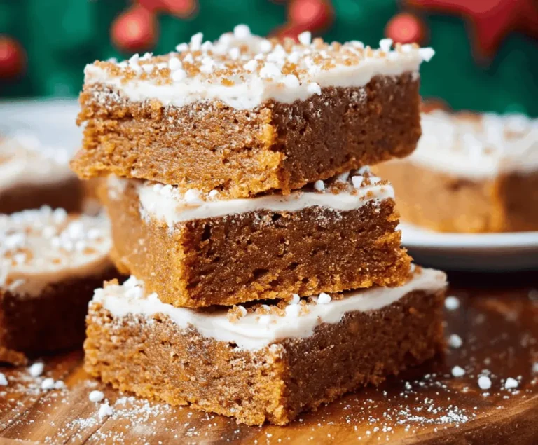 Gingerbread Bars
