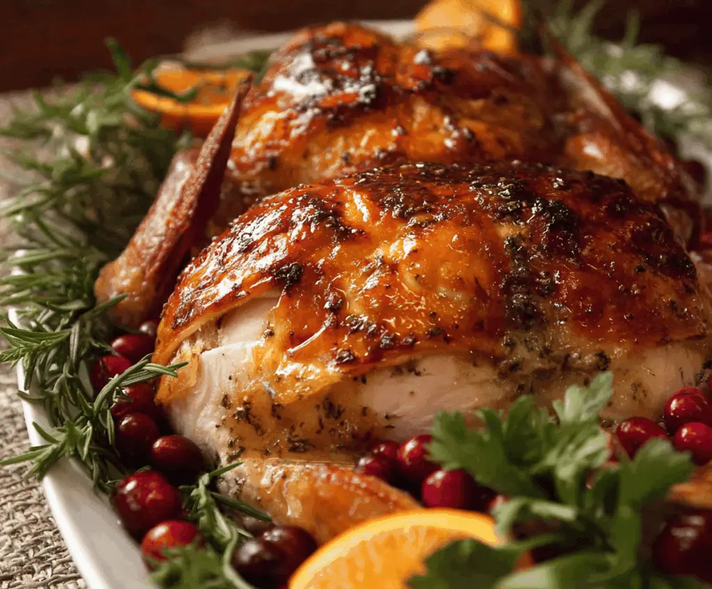 Juicy Brined Roast Turkey