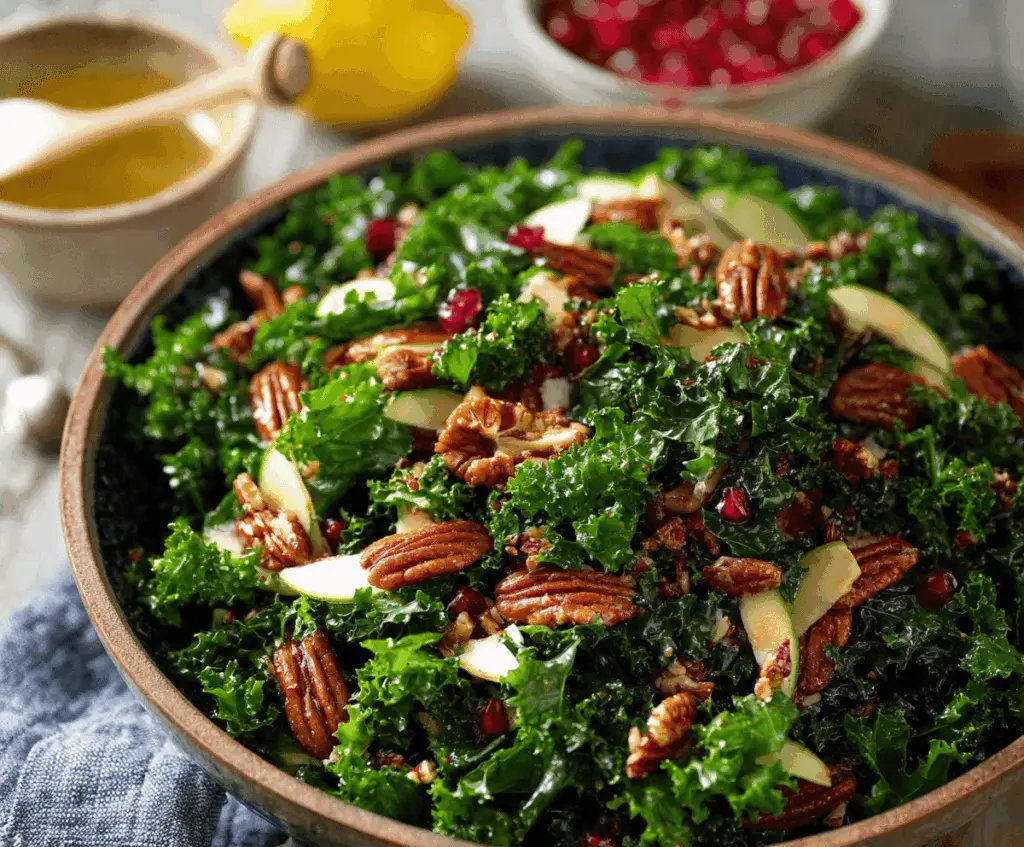 Kale Salad With Pecan Vinaigrette