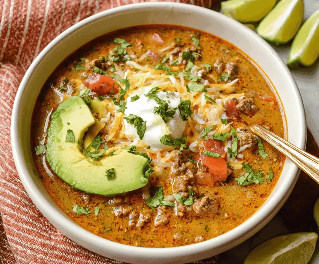 Keto Taco Soup