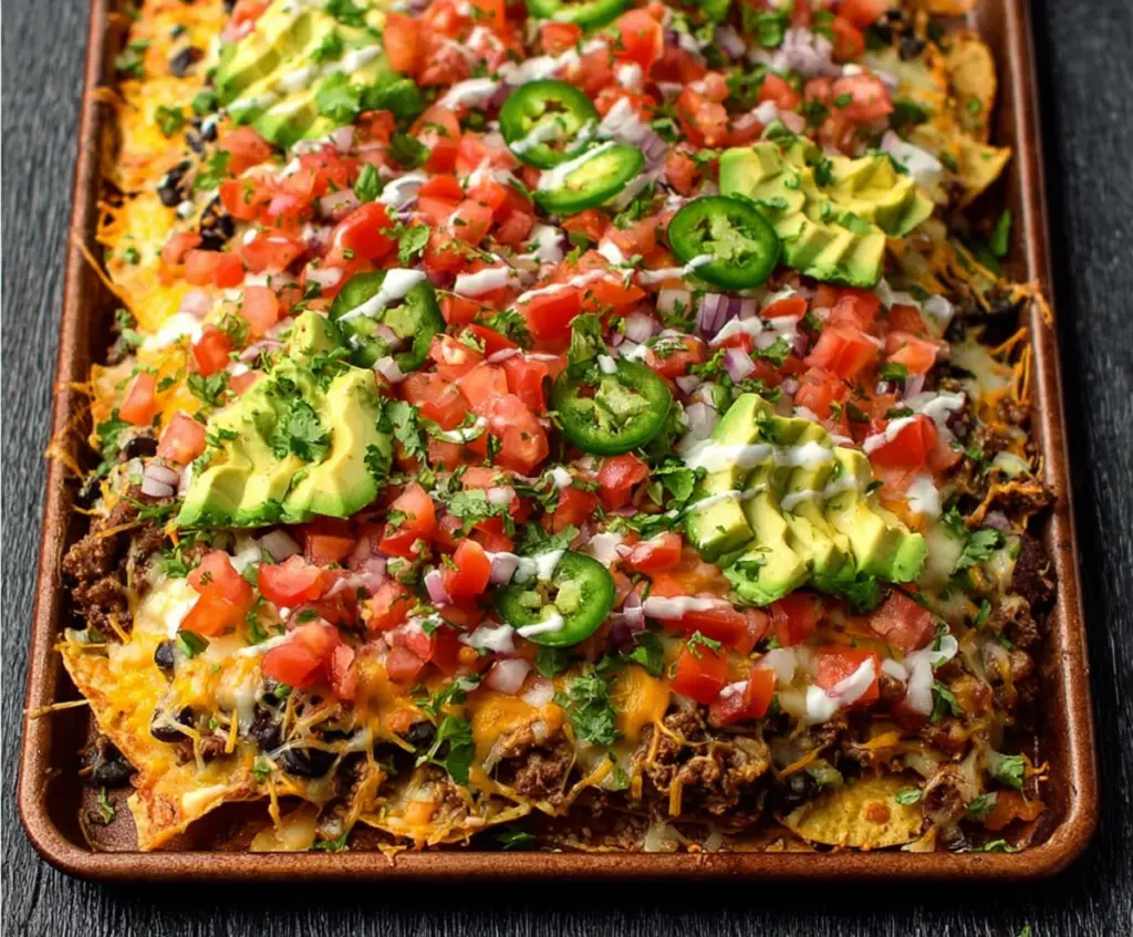 Loaded Sheet Pan Nachos