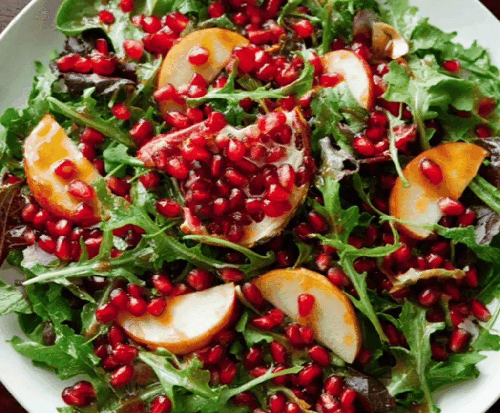 Pomegranate Salad with Cider Dressing