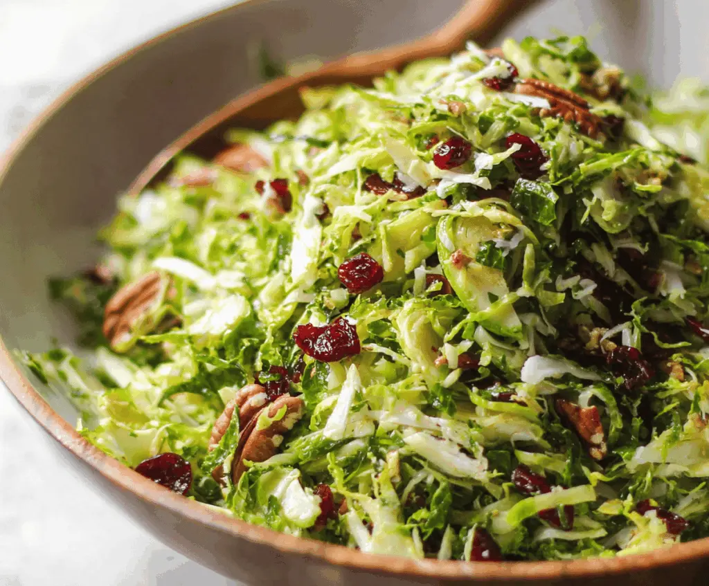 Shaved brussels sprouts salad recipe