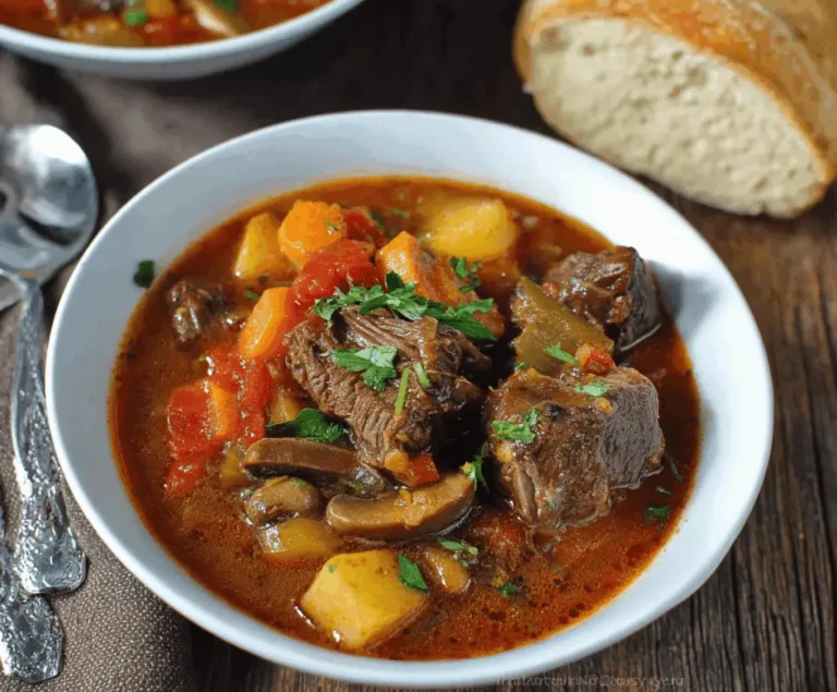 Slow Cooker Italian Beef Stew
