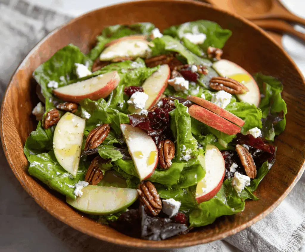 TikTok Apple Goat Cheese Pecan Salad