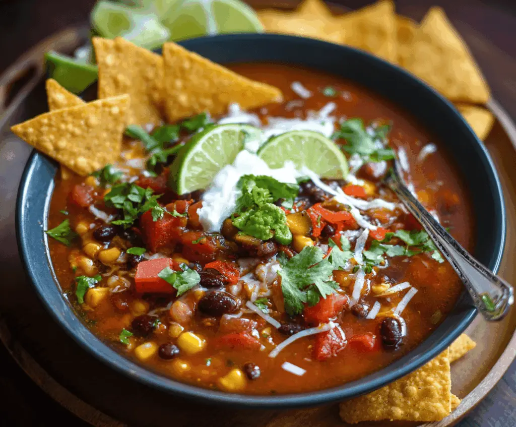 Vegetarian Taco Soup