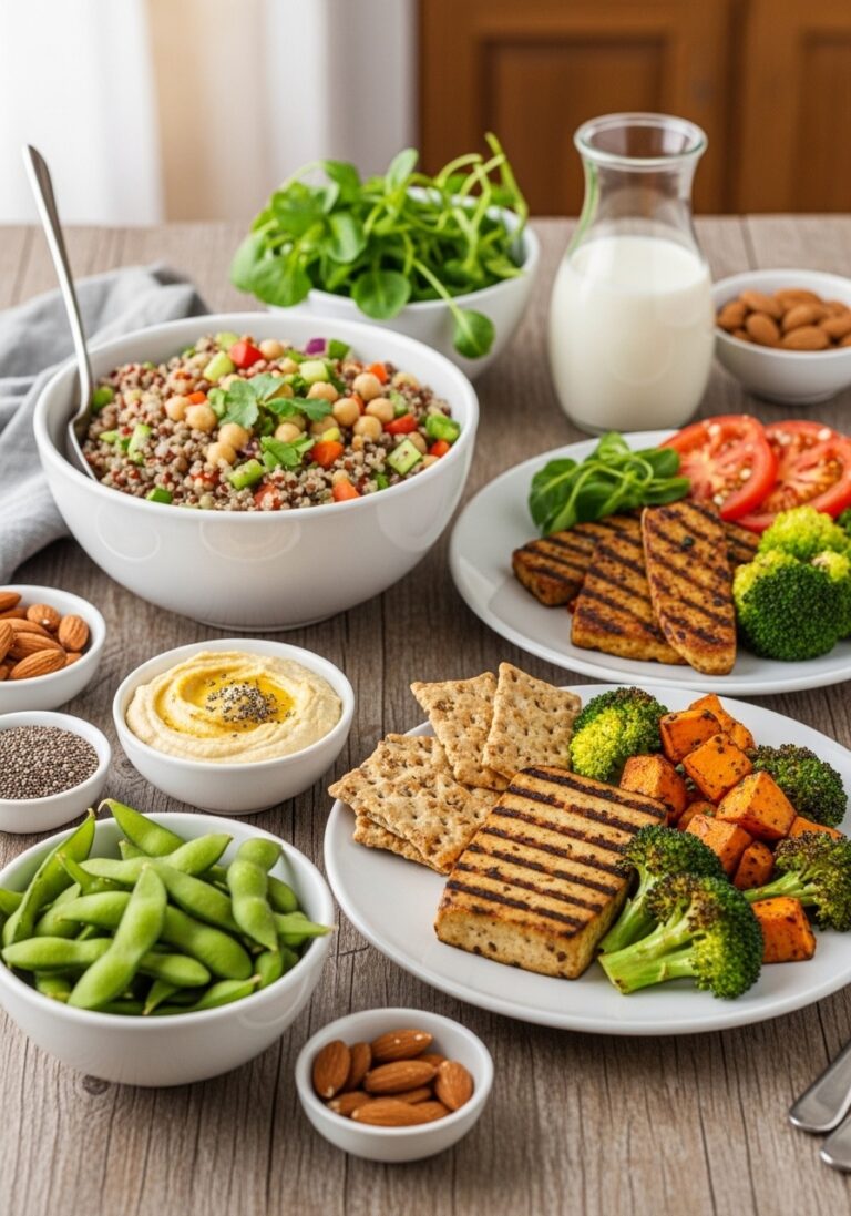 Vegan High Protein Meal Plan [120 g Plant Based Protein]: Fuel Your Day the Plant-Powered Way