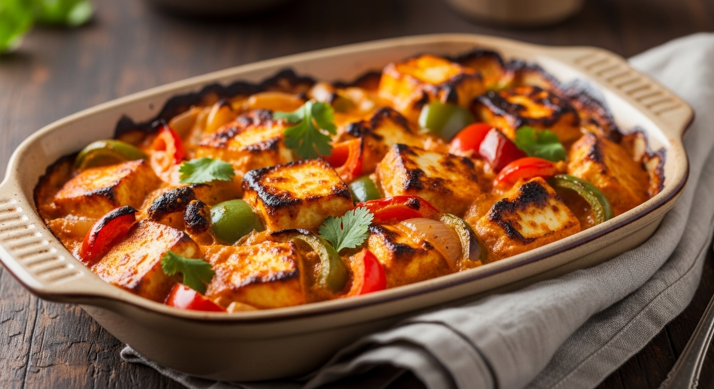 Cottage Cheese Tikka Bake: A Creamy, Smoky Delight You’ll Crave Again