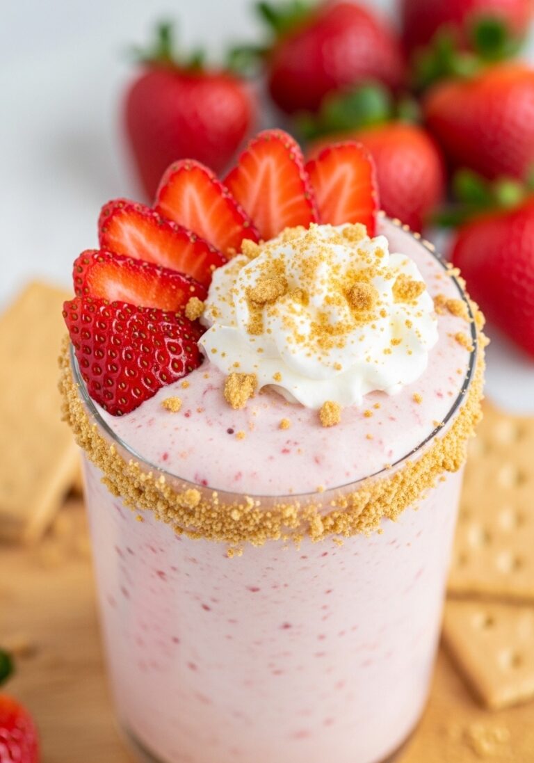 7 Strawberry Cheesecake Protein Shake Recipes (35g Protein | Vegan)