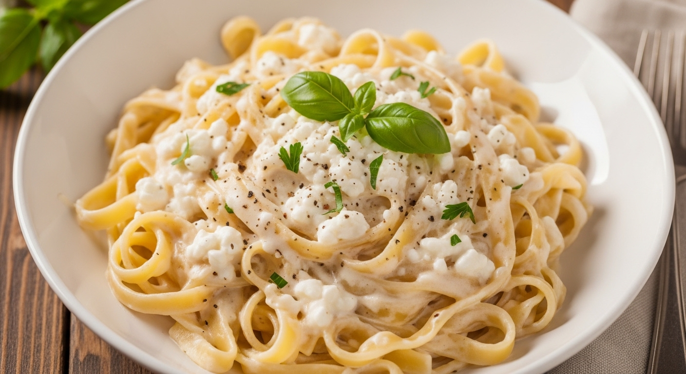 Cottage Cheese Pasta Alfredo: A Creamy, Comforting Twist on a Classic