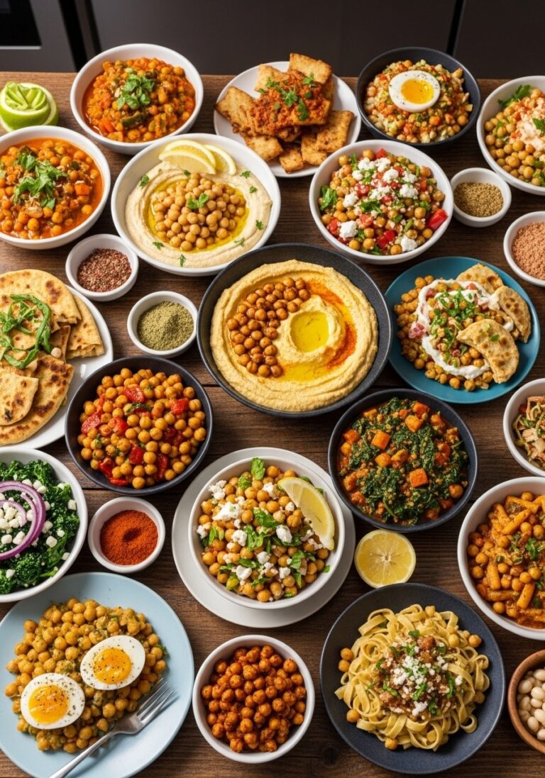 15 High Protein Chickpea Recipes (20g–40g Protein)