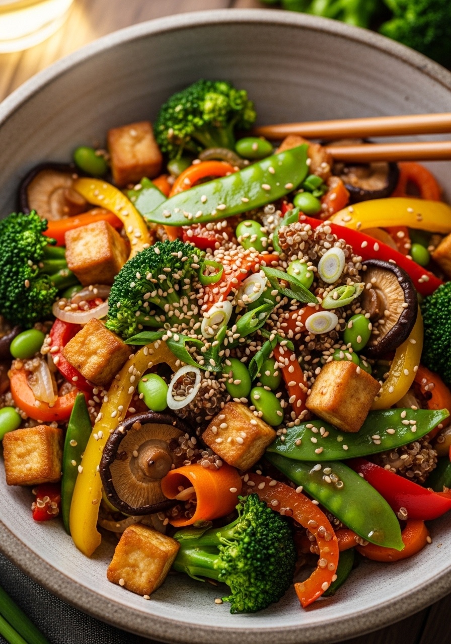 15-Min High-Protein Stir Fry (Vegan, Easy): Your Fast-Track to Plant-Powered Fuel 15-Min High-Protein Stir Fry (Vegan, Easy): Your Fast-Track to Plant-Powered Fuel