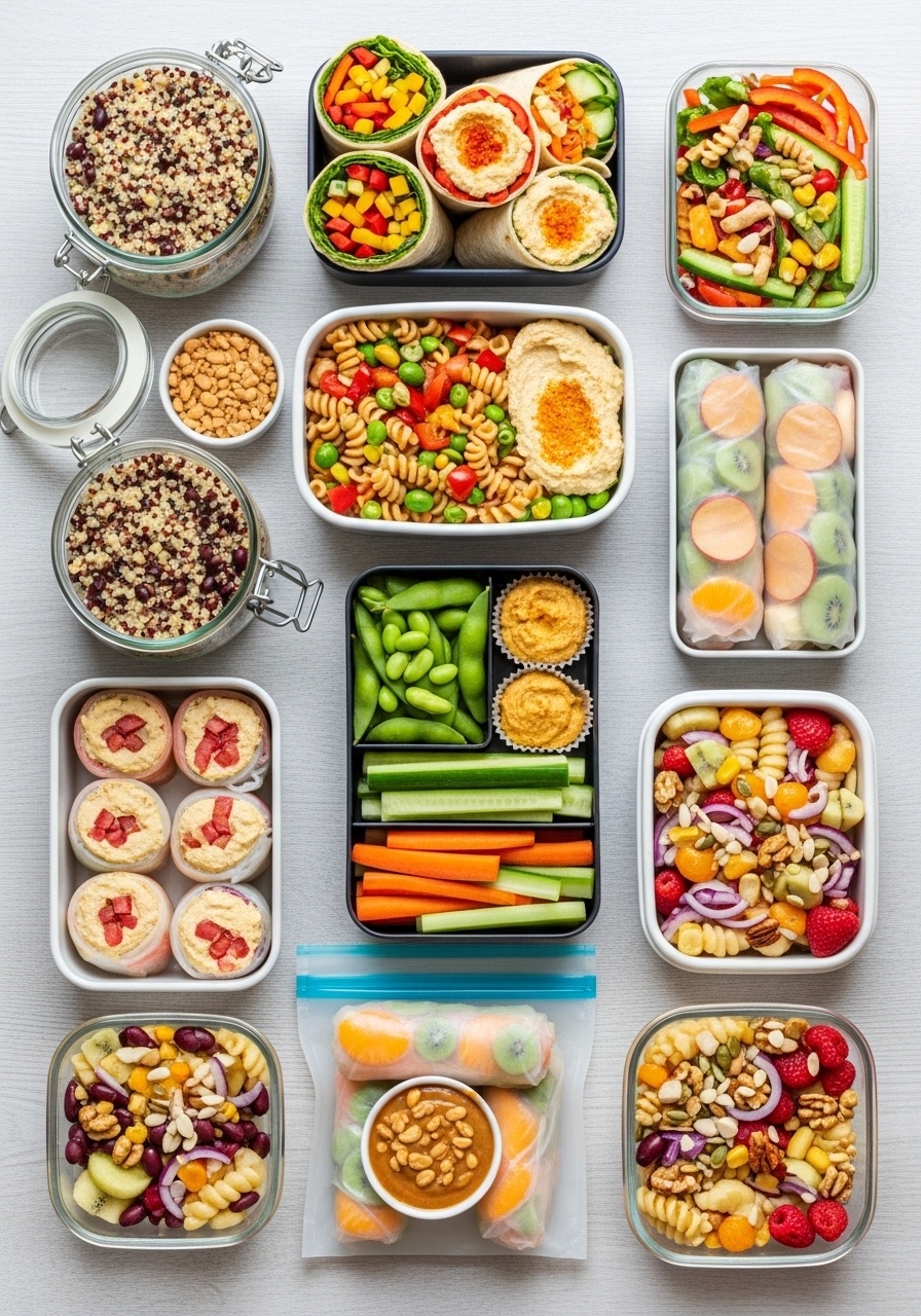 45+ Vegan No Cook Lunches For On The Go!