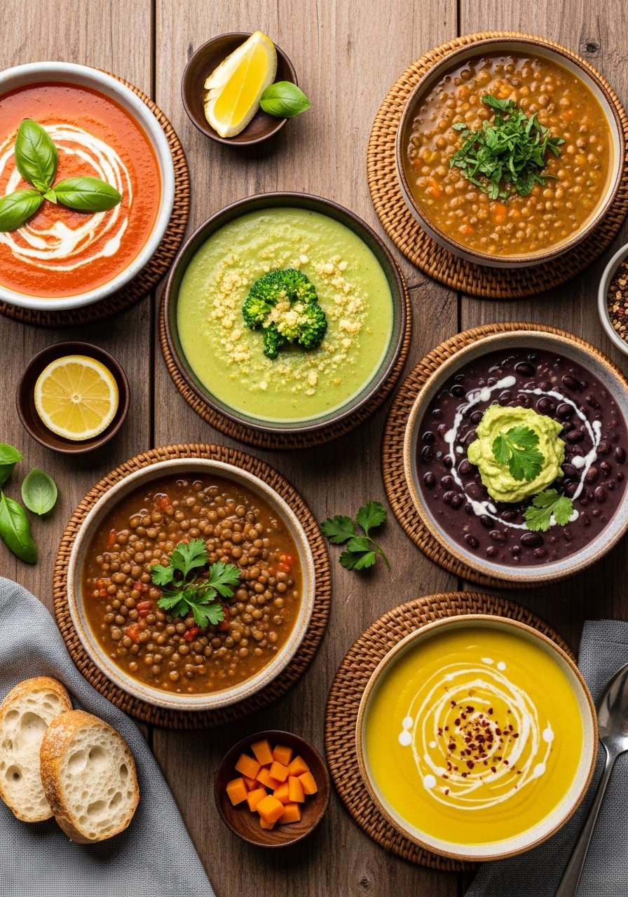 5 Vegan Soups You Can Make in 30 Minutes or Less