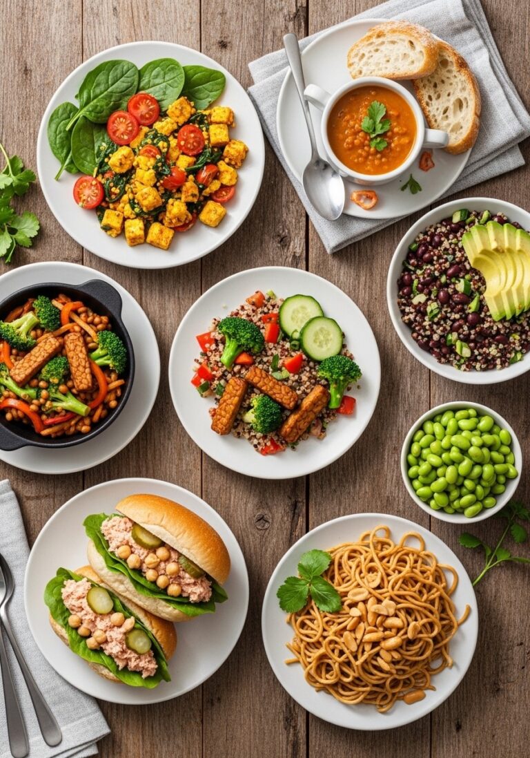 7 Quick High-Protein Vegan Meals in 15 Minutes (That Actually Taste Good)