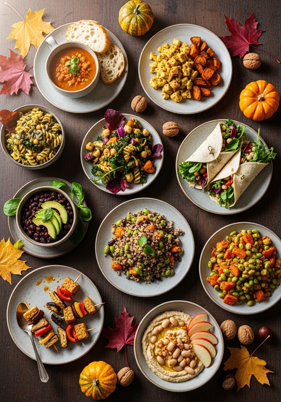 9 Easy Fall Vegan Recipes High in Protein (Made in 15 Minutes or Less)