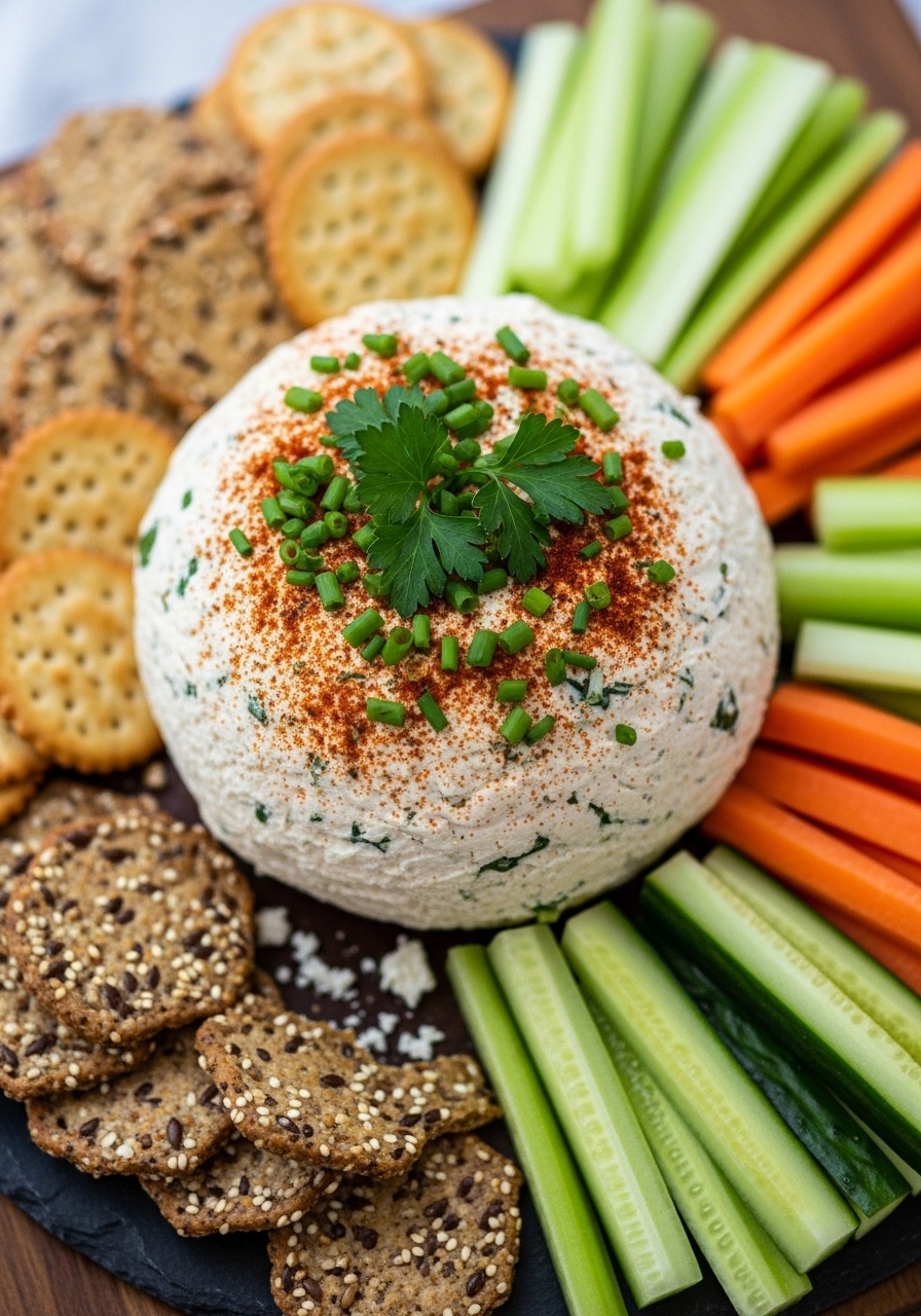 Easy Vegan Cheese Ball (Creamy, Tangy & Totally Dairy-Free!) Easy Vegan Cheese Ball (Creamy, Tangy & Totally Dairy-Free!)