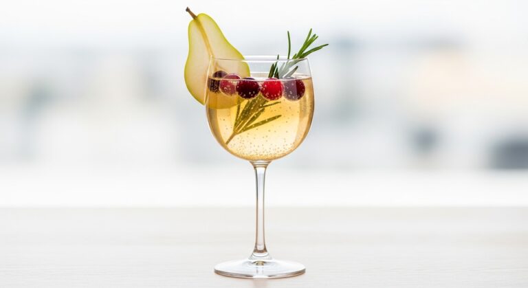 Pear Prosecco Smash: A Refreshing Sparkling Cocktail with Sweet & Zesty Flair